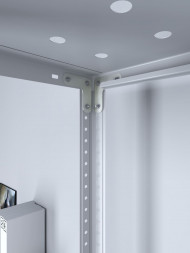 Стеллаж ТС Лайт 2500х700х800 с 5 перфорированными полками