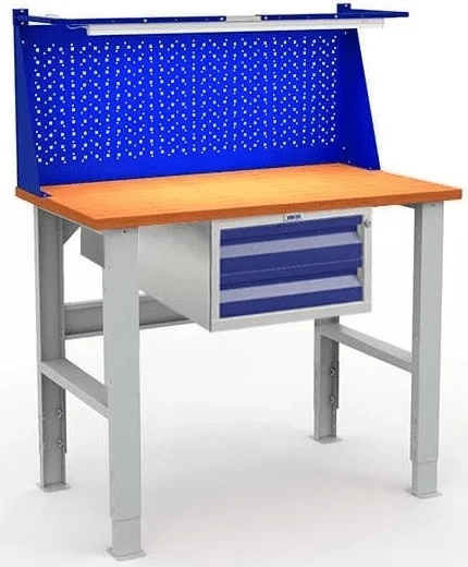 Верстак Практик с деревянной столешницей W120.F2/F2.111 1200 мм