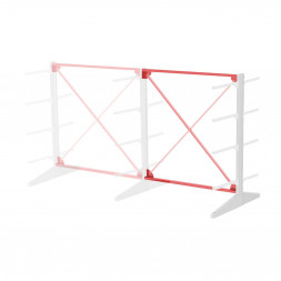 Стеллаж консольный двухсторонний Sortex 1920х1587х1280 4 яруса ДС