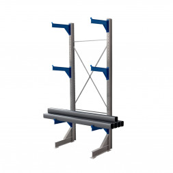 Стеллаж консольный односторонний КТр 4000х1740х1200 (1000) 3 яруса