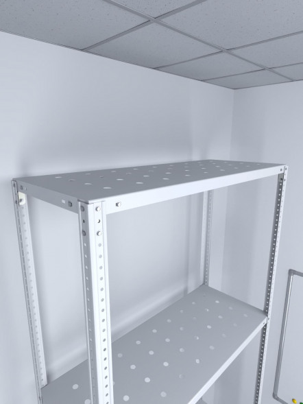 Стеллаж ТС Лайт перф. 2500х1000х600 4 полки