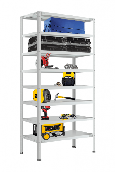 Стеллаж Титан МС-750 1800х1200х300 мм 8 полок