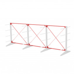 Стеллаж консольный двухсторонний Sortex 1920х4808х1280 4 яруса