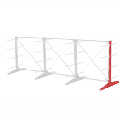 Стеллаж консольный двухсторонний Sortex 1920х4808х1280 4 яруса