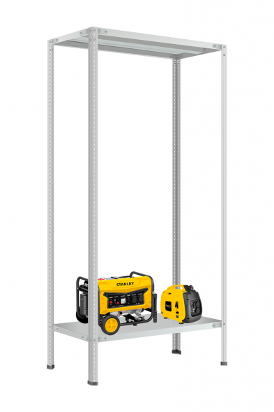 Стеллаж Титан МС-750 500х1000х700 мм 2 полки