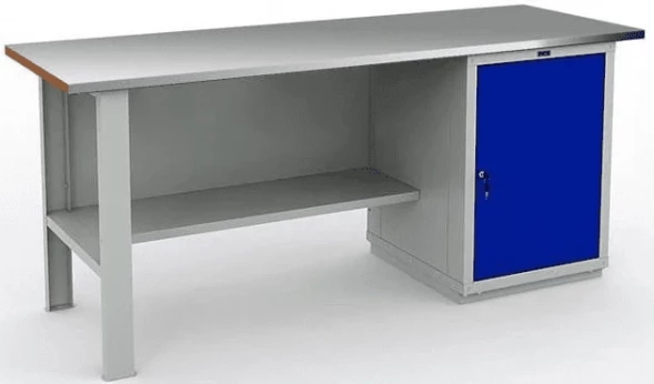 Верстак большой гаражный рабочий W200.F2/WS1.000.W