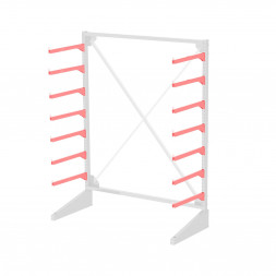Стеллаж консольный односторонний Sortex 1920х1634х720 7 ярусов