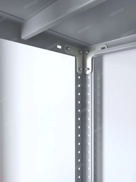 Стеллаж угловой МС 1800х1500х1500/600 мм 4 яруса