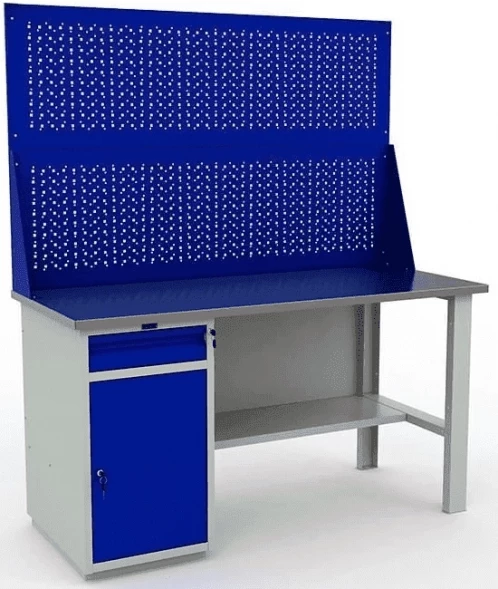 Верстак металлический для дачи модульный WT160.WD2/F1.020