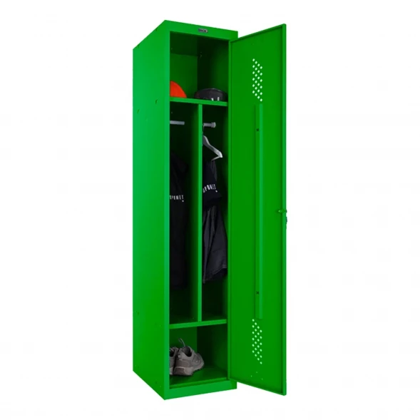 Шкаф металлический односекционный зеленый