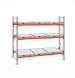 Стеллаж с выкатными платформами ДиКом 2000х2700х1000 на 3 яруса