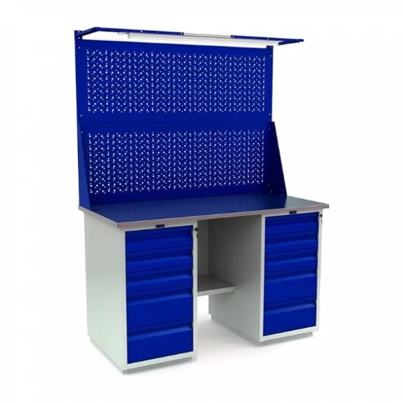 Верстак металлический комбинированный гаражный WT140.WD5/WD5.021