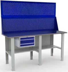 Верстак большой с двумя экранами для станка WTS200.F2/F2/F2.120