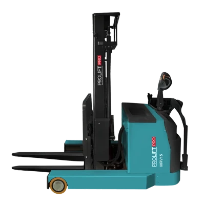 Электрический самоходный штабелер с выдвижной мачтой PROLIFT PRO MRV1535 Li-ion
