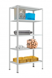 Стеллаж МС-900 1200х1000х400 мм 5 полок