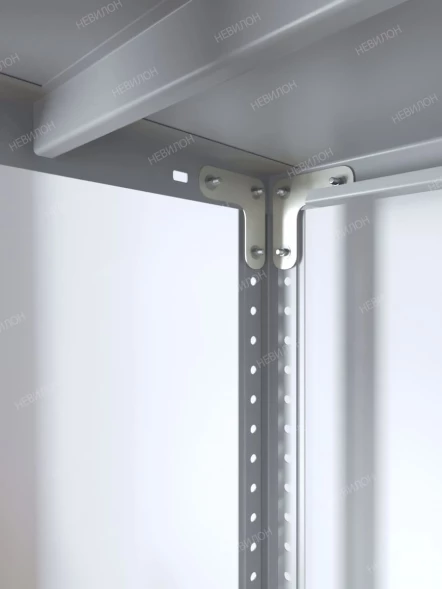 Стеллаж угловой МС 1800х1300х1300/400 мм 3 яруса