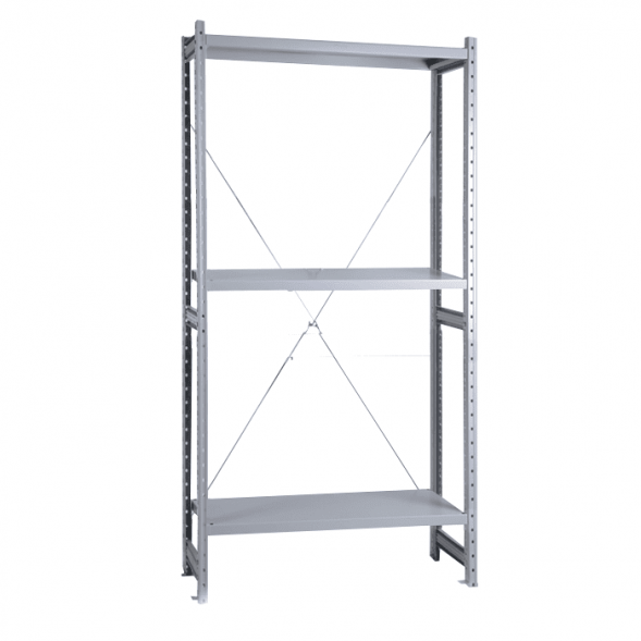 Стеллаж СКУ 2485х1266х300 с 3 полками ДС