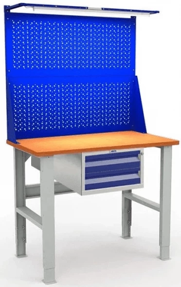 Верстак металлический для балкона мини W120.F2/F2.121