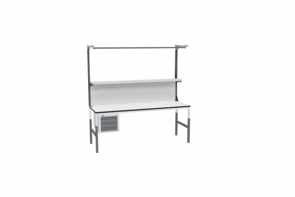 Стол монтажный ДиКом СР-М-200-03 ESD Пластик