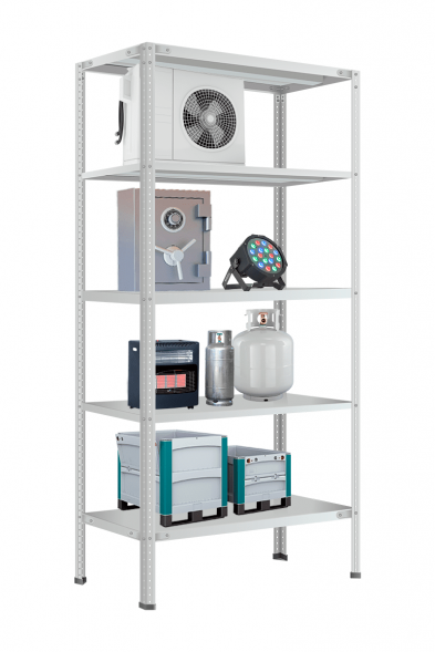 Стеллаж МС-900 1000х1000х600 мм 5 полок