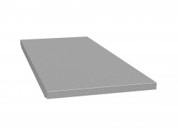 Полка П 450х1000 цинк г/п 200 кг без ребер жесткости