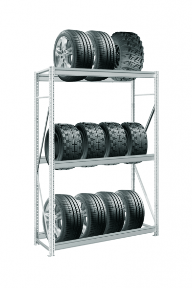 Стеллаж MS Pro Z для колес 2000х900х600 мм 3 яруса