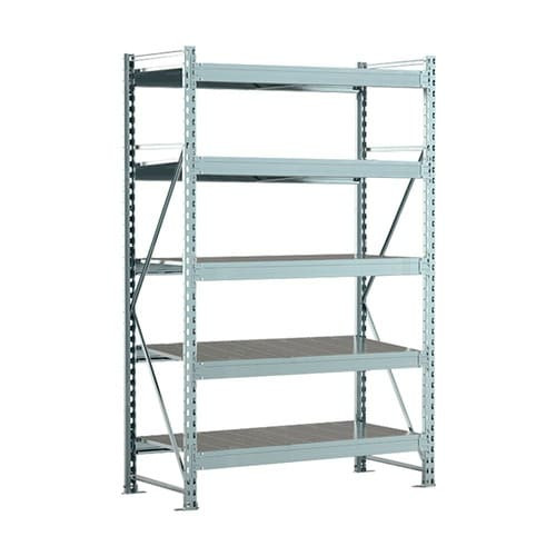 Стеллаж SGR-V 2500х1800х800 5 ярусов (рамы, балки, настил - цинк) ОС