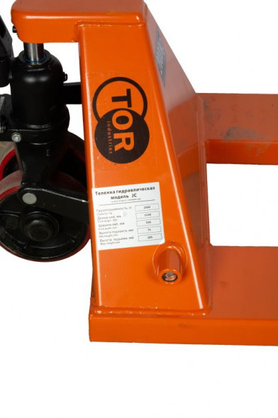 Тележка гидравлическая 2000 кг 1150 мм TOR JC (полиуретановые колеса), шт