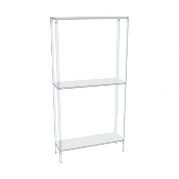 Стеллаж СТ-012 2000х700х600 с 3 цинк полками до 140 кг