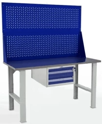 Верстак с оцинкованной столешницей WT160.F1/F1.120 1600 мм