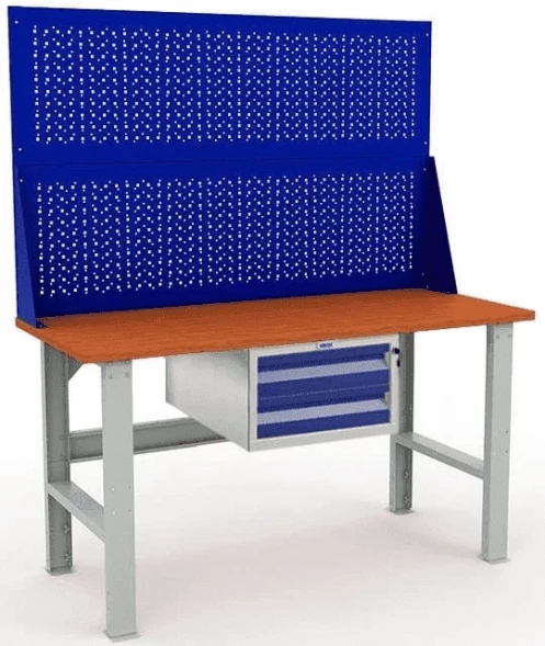 Верстак стационарный усиленный W160.F2/F2.120