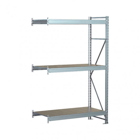 Стеллаж SGR-V 3000х1200х1000 3 яруса (рамы, балки, настил - цинк) ДС