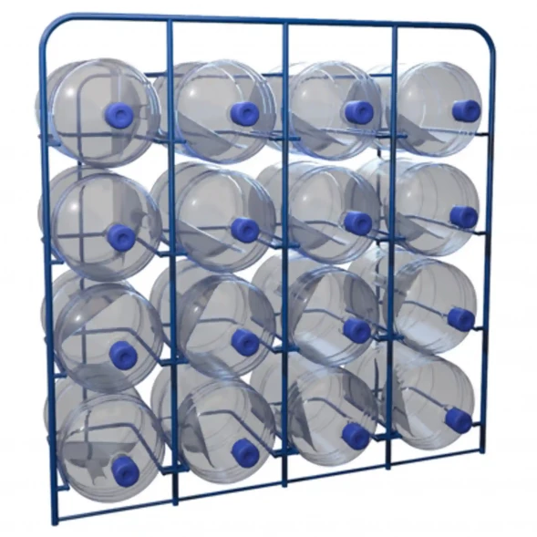 Стеллаж для бутылей с водой СВД 16 378х1204х1250мм (16шт).