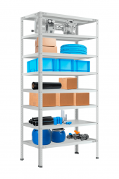 Стеллаж МС-900 2000х1000х500 мм 8 полок