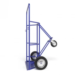 Тележка для перевозки и хранения металлических бочек КБ 2 г/п 220 кг колеса литые 250 мм