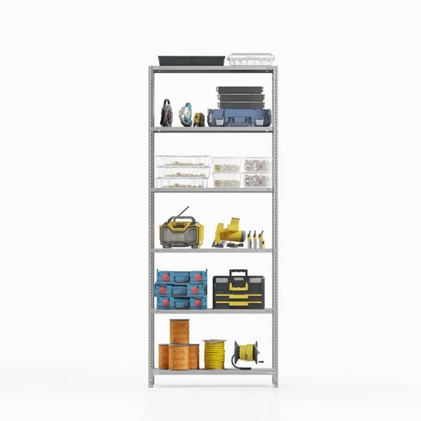 Стеллаж ТС-Лайт 2500х1000х800 с 6 сплошными полками