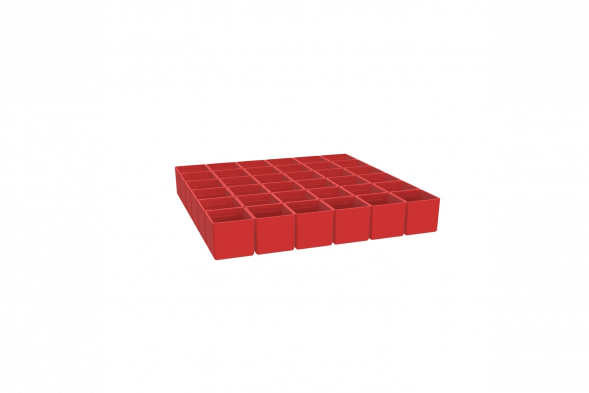 Лоток пластмассовый 75х 75 Комплект-01 (36шт.)