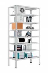 Стеллаж МС-900 2200х1000х600 мм 8 полок