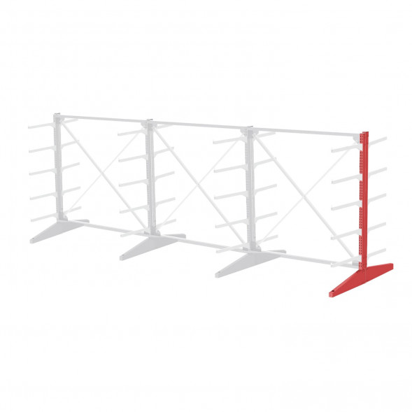 Стеллаж консольный двухсторонний Sortex 1920х4808х1280 5 ярусов