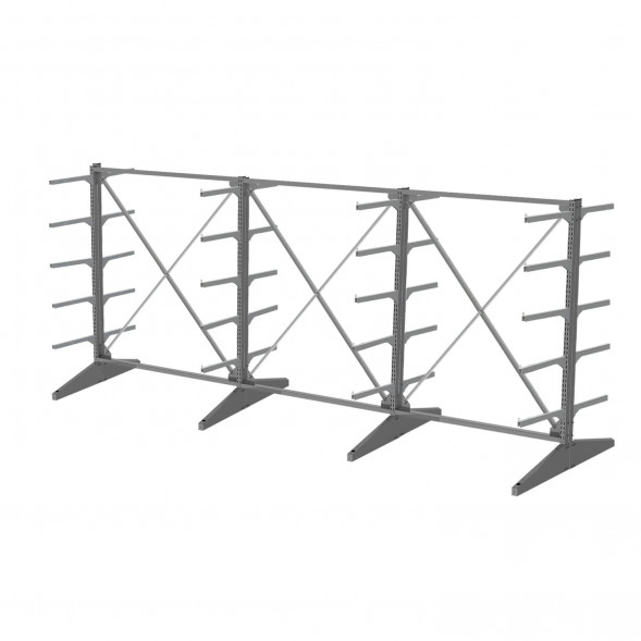 Стеллаж консольный двухсторонний Sortex 1920х4808х1280 5 ярусов