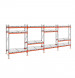 Стеллаж с выкатными платформами ДиКом 2500х7200х1000 на 3 яруса П-90