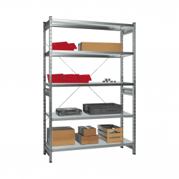 Стеллаж СТ-031 цинк 2279х1300х600 5 полок до 200 кг