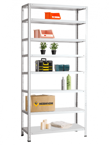 Стеллаж Невилон 1600х700х300 c 8 полками