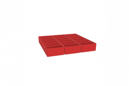 Лоток пластмассовый 75х150 Комплект-01 18шт.