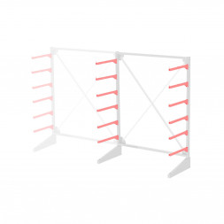 Стеллаж консольный односторонний Sortex 1920х1587х720 6 яруса ДС