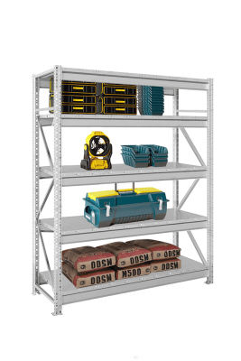 Стеллаж усиленный MS Pro Z 3000х2700х800 мм 5 ярусов с нагрузкой 400 кг на полку