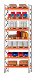 Стеллаж паллетный 5000х1800х1100 7 ярусов Р100.1.5Б120.2