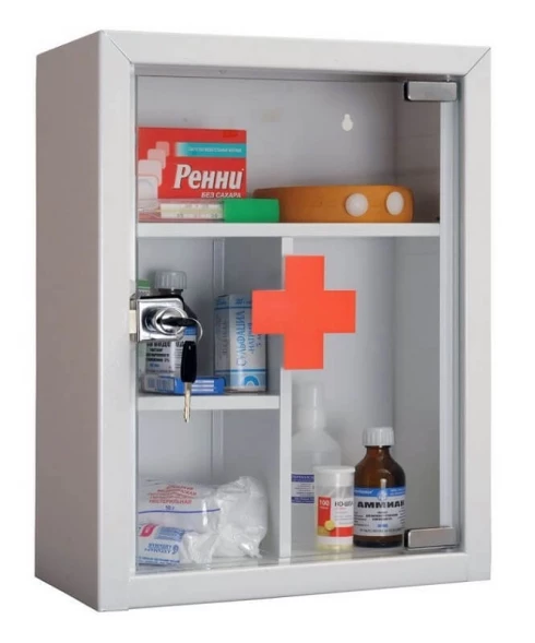 Аптечка шкаф металлический AMD-39G