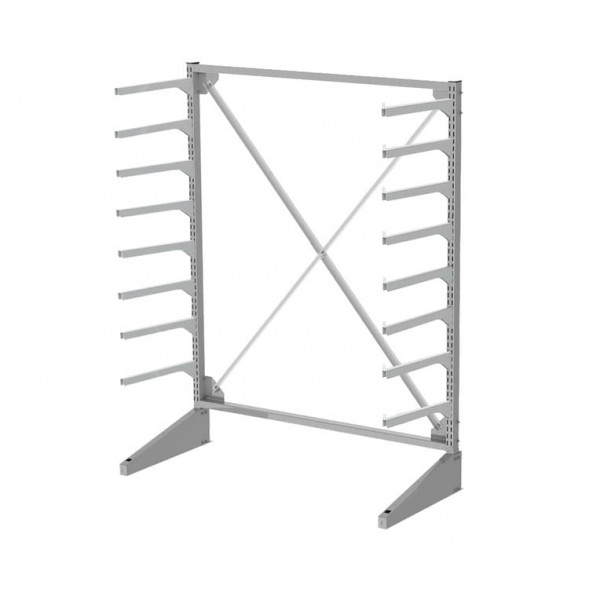 Стеллаж консольный односторонний Sortex 1920х1634х720 8 ярусов
