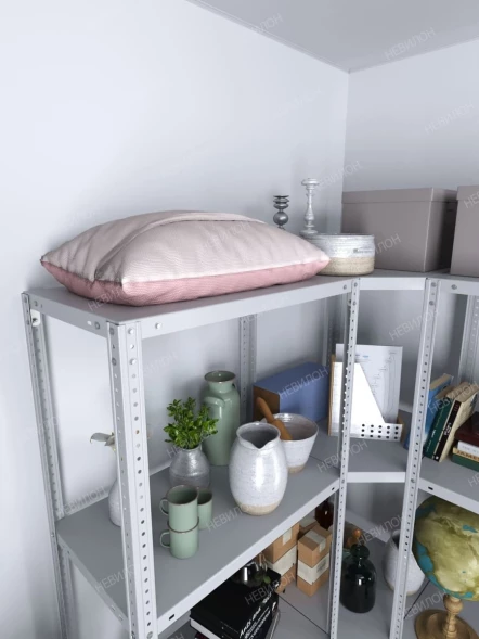 Стеллаж угловой МС 1500х1500х1500/600 мм 4 яруса